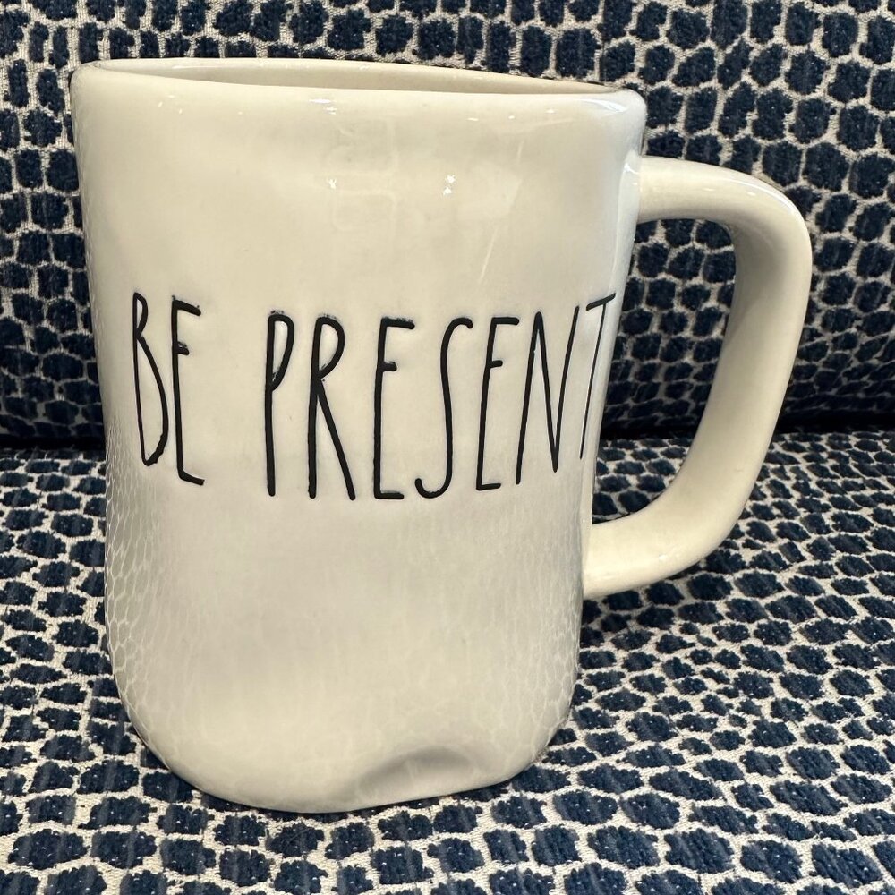 Rae Dunn Be Present Mug